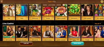 top amunra casino games