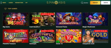 top spin oasis games